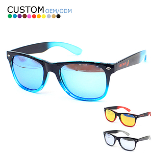 Gafas de Sol de Moda al por Mayor con Logotipo Personalizado, Lentes Espejadas, Gafas de Sol Clásicas Retro para Hombre - Product Image 1