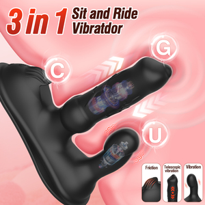 Vibromasseur Dildo Pénétrant pour Femmes et Couples, Jouet Sexuel Rechargeable à Double Tête avec Contrôle par APP, Stimulateur Anal et Point G - Product Image 2