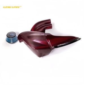 13-20ท่อไอดีคาร์บอนแห้งของแท้สีแดงดำที่มีประสิทธิภาพสำหรับ S6 Audi S7 C7 4.0T GTR ท่อไอดีเครื่องยนต์รุ่นพิเศษ - Product Image 1