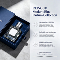 Coffret cadeau de parfum personnalisé, flacon de parfum en verre vide de 30 ml, 50 ml, 100 ml avec boîte d'emballage au design délicat