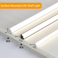 Chine sans soudure basse tension montée en surface en aluminium extrusion moderne tv sous armoire éclairage led