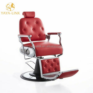 Chaise de coupe de cheveux durable avec réduction tarifaire cadre de chaise doré vente en gros de fabricants de chaises de barbier - Product Image 3