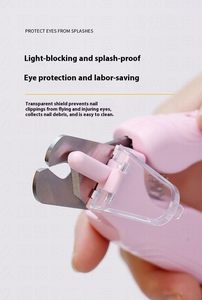 Cortauñas Profesional Ecológico para Mascotas con Luz LED, Protector <span class=keywords><strong>de</strong></span> Seguridad para Uñas <span class=keywords><strong>de</strong></span> Perros y Gatos, Cuchilla Afilada, Diseño Anti-Salpicaduras - Product Image 4