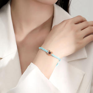 DUYIZHAO, superventas, personalizado, 100, idioma, te amo, proyección de fotos, corazón, <span class=keywords><strong>pulsera</strong></span> ajustable para mujeres, hombres, pareja, regalo - Product Image 3