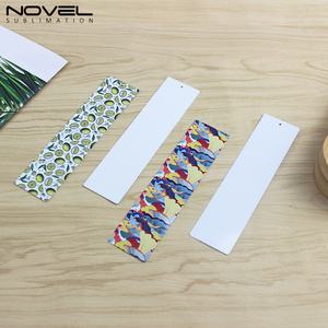 Marque-pages en métal personnalisés promotionnels, vierges, imprimables sur un seul côté, avec des glands colorés, en aluminium pour sublimation, porte-pages - Product Image 6