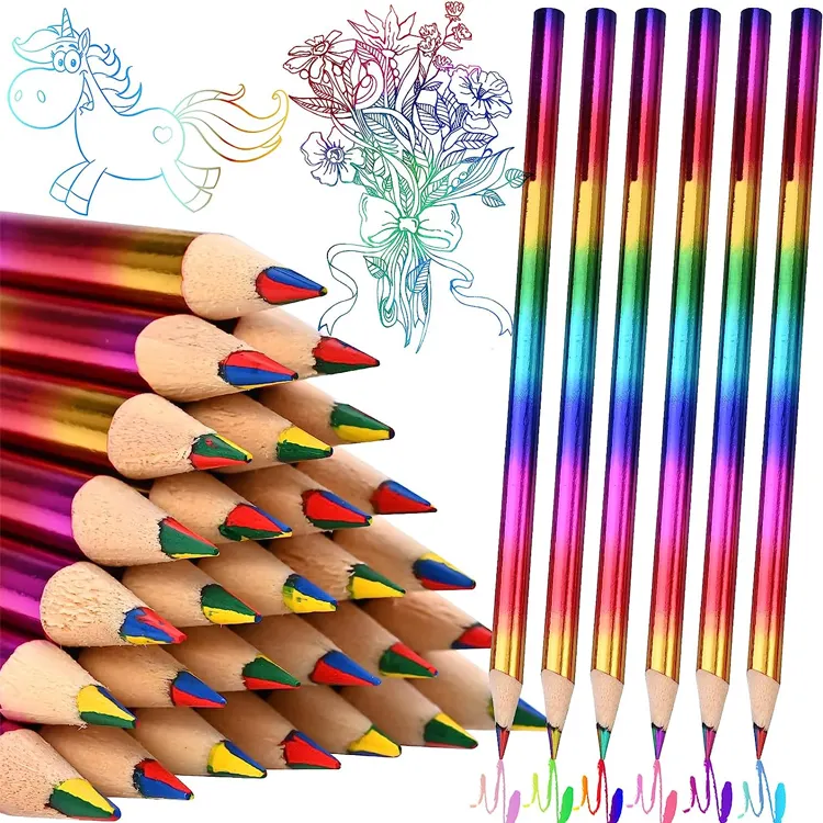 أربعة قوس قزح لون القلم الجسم نقل الحرارة فيلم ليزر لون اللوحة الرصاص