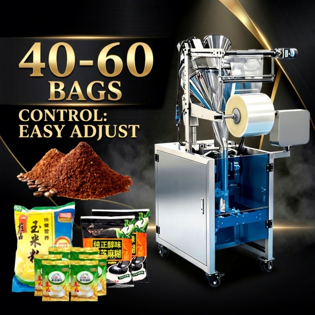 Fully Automatic PLC-Controlled Stainless Steel Gummy Candy & Gummy Bear Counting Packaging Machine for Bags Food Grade