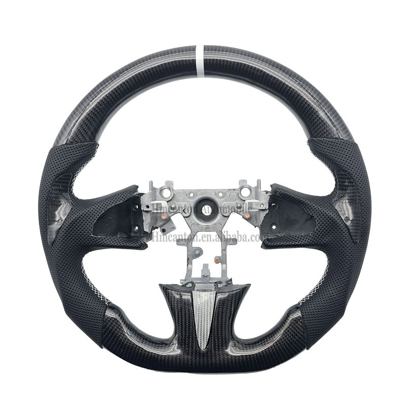 Carbon+Leather+White Top Stripe Stitching