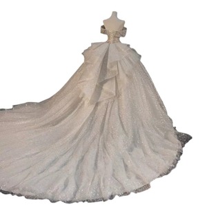 Abiti da Sposa Lunghi con Perline, Squisiti Abiti da Sposa Personalizzati con Pizzo Paillettato, Abiti da Cerimonia Formali Vestido De Noiva <span class=keywords><strong>2026</strong></span> - Product Image 5