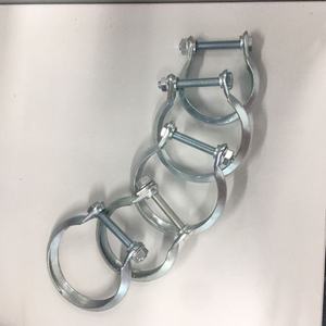 Collier de serrage universel galvanisé pour tuyau d'échappement 2" 2.25" 2.5" 2.75" 3" Connecteur d'échappement automobile Vente directe usine 2% de réduction - Product Image 3