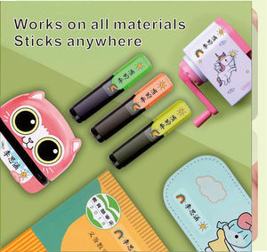 Etiquetas de Animales de Dibujos Animados, Etiquetas de Fecha, Adhesivos de Vinilo Impermeables para Escribir, para la Escuela, Tazas, Lápices, Bebés, Etiquetas con Nombre Imprimibles - Product Image 4