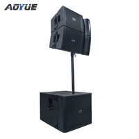 Subwoofers passifs professionnels V918 de 18 pouces en néodyme pour scène extérieure avec amplificateur