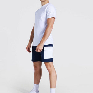 High Street Style Cotton Breathable Men <b>Twin</b> <b>Sets</b> Men's Clothing Plus Size Men <b>Sets</b> Fashionable T Shirts and Shorts 2 pcs <b>Sets</b> - Product Image 1