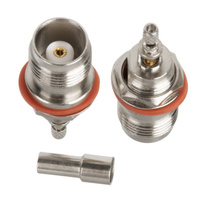 Adaptateur RF BNC mâle vers N mâle 50 Ohm, connecteur coaxial en cuivre massif pour systèmes radio et antennes