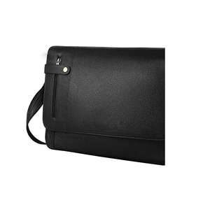 Sac messager en cuir de luxe haut de gamme pour hommes, sac de bureau pour hommes, compartiment rembourré pour ordinateur portable avec sangle réglable - Product Image 3