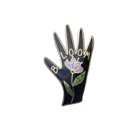 Personnalisé sur mesure créatif significatif puissant femmes braves mains ensemble plaqué or gratuit oeuvre broches broches décoratives émail broches