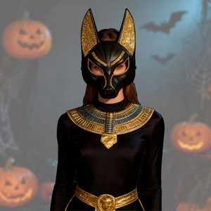 Máscara de Cabeza de Burro con Pedrería para Halloween, Accesorio Divertido de Plástico para Disfraces, Ideal para Fiestas de Disfraces, Cumpleaños y Carnaval - Product Image 1