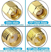 Adaptateur RF N mâle vers RP SMA mâle, polarité inversée, adaptateur SMA mâle vers N mâle