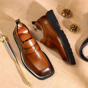 โปรโมชั่นใหญ่ปี 2025 รองเท้าบูทเชลซีหนังแท้กันน้ำสำหรับผู้ชาย สไตล์คลาสสิกทรงหุ้มข้อสูงแบบอังกฤษ สำหรับธุรกิจ สีสันสดใส - Product Image 2