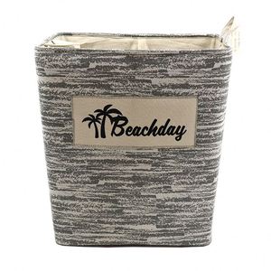 Family Home Mess <span class=keywords><strong>Basket</strong></span> For Kids Laundry <span class=keywords><strong>Basket</strong></span> Foadble Cotton Bags With Mesh Collapsible Storage <span class=keywords><strong>Basket</strong></span> - Product Image 5
