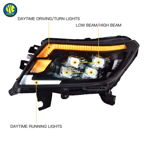 ไฟหน้า YU GUANG สำหรับ <span class=keywords><strong>Nissan</strong></span> Navara <span class=keywords><strong>Frontier</strong></span> NP300 Navarra ปี 2014-2023 อุปกรณ์ตกแต่งรถยนต์ ไฟหน้าอัพเกรด LED พร้อมไฟ DRL - Product Image 6