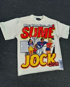 T-shirt court boxy ajusté pour hommes avec impression Dtg graphique personnalisé <span class=keywords><strong>Anime</strong></span> été respirant col rond en coton T-shirt épais - Product Image 5