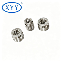 High Thermal Stability Nitronic 60 Three Hole Self Tapping Insert Thread Easy Operation Sleeve for Instrument Hardware Fittings
