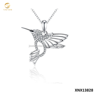 アメリカ地図テキサス州チャームネックレススターリングシルバー州ネックレスハート付き - Product Image 5