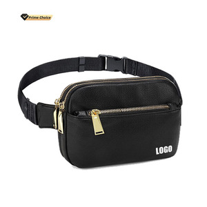 Sac banane en nylon personnalisé avec logo pour homme, idéal pour le voyage, le cyclisme, la course à pied, et les adolescents – Sacoche de taille tendance à porter en bandoulière ou croisée - Product Image 1