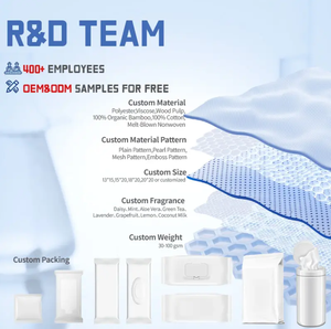 Toallitas húmedas hipoalergénicas desechables independientes, hechas de tela no tejida de un solo uso, paquete pequeño para hoteles - Product Image 1