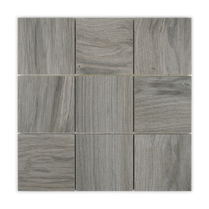 Piastrella rettificata opaca 30x30 cm in mosaico di frassino Taiga - Product Image 1