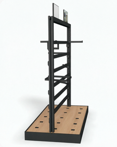 Exhibidor de Ropa Moderno de Acero <span class=keywords><strong>Redman</strong></span> para Tiendas, Exhibidores de Piso para Tiendas de Ropa - Product Image 4