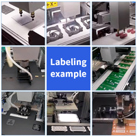 Machine d'étiquetage de positionnement de caméra visuelle d'autocollant d'étiquette visuelle entièrement automatique Machine d'étiquetage professionnelle de haute précision