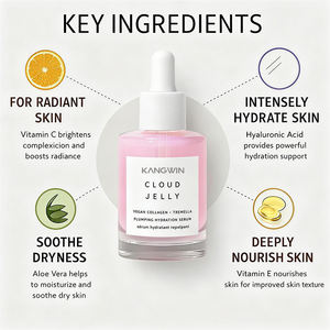 Сыворотка для лица с гиалуроновой кислотой и 3% BHA, без силикона, для омоложения, отшелушивания и сияния кожи, под собственной торговой маркой (OEM) - Product Image 2