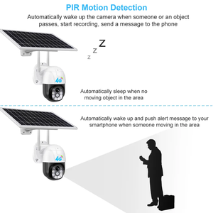 Cámara de Seguridad PTZ 4G LTE para Exteriores, 2MP, Inalámbrica, WiFi, CCTV con Visión Nocturna, IP66 Impermeable, para Hogar y Granja - Product Image 2
