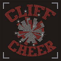 Galaxy Moon Rhinestone Transfert de chaleur Fer à repasser Hotfix Crystal Bling Applique Letters DIY Shirt Hoodie Cheer Mom Outfit