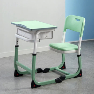 Ekintop Wholesale Modern Comfortable Steel <strong>Student</strong> Classroom Desk and Chair School Furniture Equipment <strong>Suppliers</strong> Manufacturero - Product Image 4
