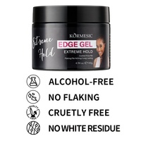 KORMESIC Gel Coiffant Fixation Extra Forte pour Cheveux 4C, Perruques et Tresses – Contrôle Instantané – Marque Privée