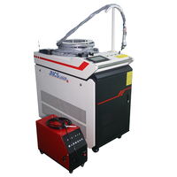 Machine laser à fibre portative 4-en-1 : soudage, nettoyage, découpe, élimination de la rouille sur surfaces métalliques