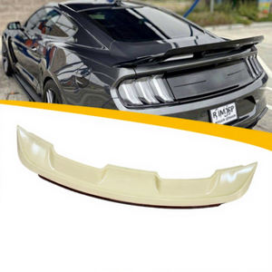 อะไหล่รถยนต์ พลาสติก ABS คาร์บอนไฟเบอร์ พร้อม Gurney Flap Wicker Bill สไตล์ GT500 สปอยเลอร์หลังสำหรับ <span class=keywords><strong>Ford</strong></span> <span class=keywords><strong>Mustang</strong></span> 2015-2021 - Product Image 1