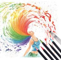 Lot de 20 stylos marqueurs pour pinceau de peinture aquarelle à pointe souple rechargeable Ensemble de papeterie pour peinture art dessin
