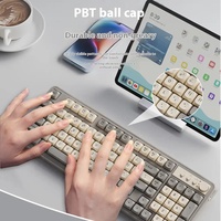 Clavier et souris sans fil de qualité supérieure, double mode, silencieux, universel