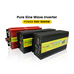 อินเวอร์เตอร์ 3000 วัตต์ 12v 24v เป็น 120 240v เครื่องกำเนิดไฟฟ้าคลื่นไซน์บริสุทธิ์ 500w 5kva 4000w อินเวอร์เตอร์คลื่นไซน์ <span class=keywords><strong>12</strong></span> โวลต์ - Product Image 2