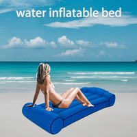 Canapé gonflable paresseux, lit gonflable portable et pliable, modèle TikTok