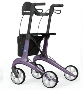 Déambulateur pliable léger Dorrella avec siège et panier - Option en fibre de carbone disponible, certifié CE, hauteur réglable - Product Image 2