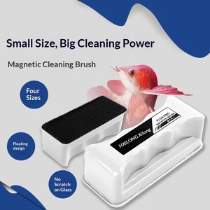 Nettoyeur magnétique pour aquarium Xilong, écologique, brosse de nettoyage suspendue avec long manche rotatif, emballage en boîte - Product Image 4