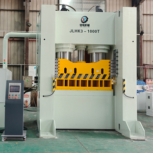 Presse hydraulique monocolonne avec système PLC servo, précision de 0,02 mm, pour la découpe de cuir PU pour coussins de yoga et sièges de voiture - Product Image 2