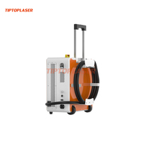 Machine de nettoyage au laser à fibre pulsée portable pour bois et métal 100W/200W/300W/500W, décapant de peinture, décapant de rouille
