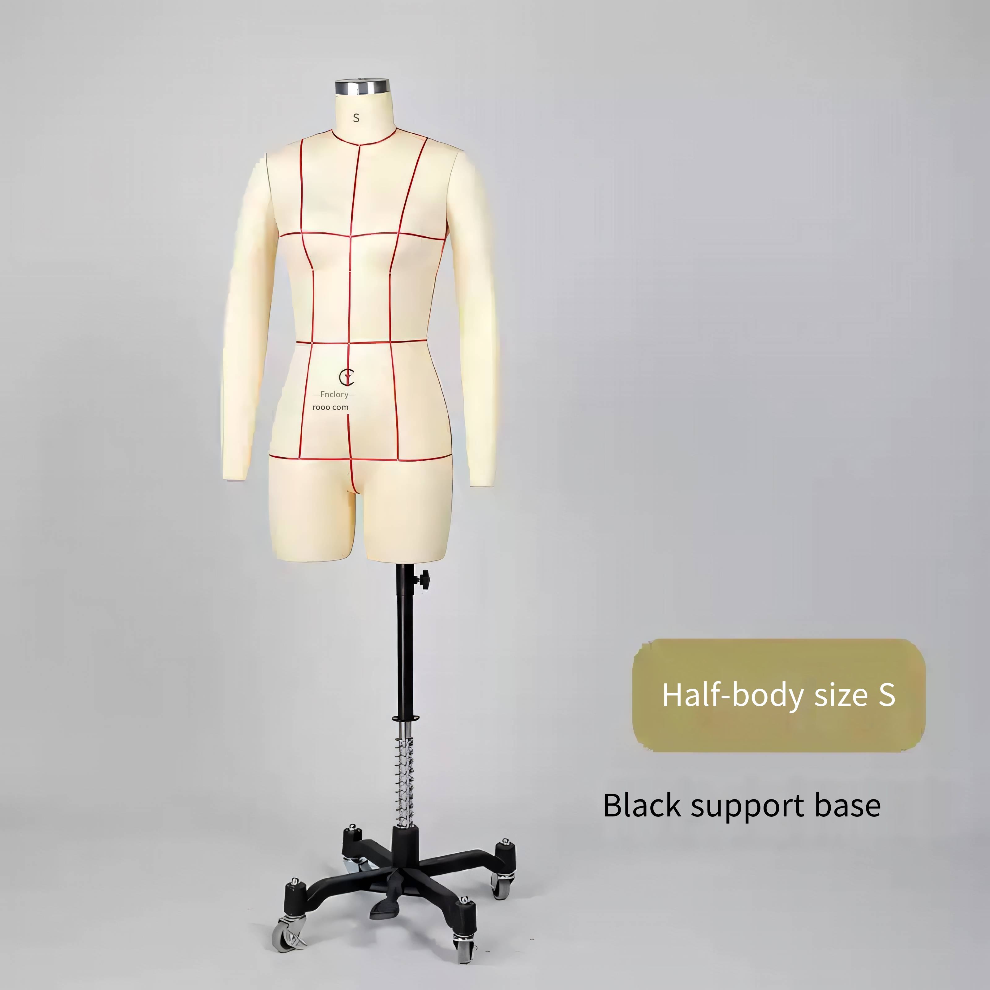 Tamaño de medio cuerpo S + base de cuatro ruedas