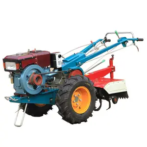 QLN-Mini Tractor agrícola con cultivador, 11hp, 12hp, 15hp, 18hp, 2wd